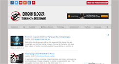 Desktop Screenshot of dragonblogger.com